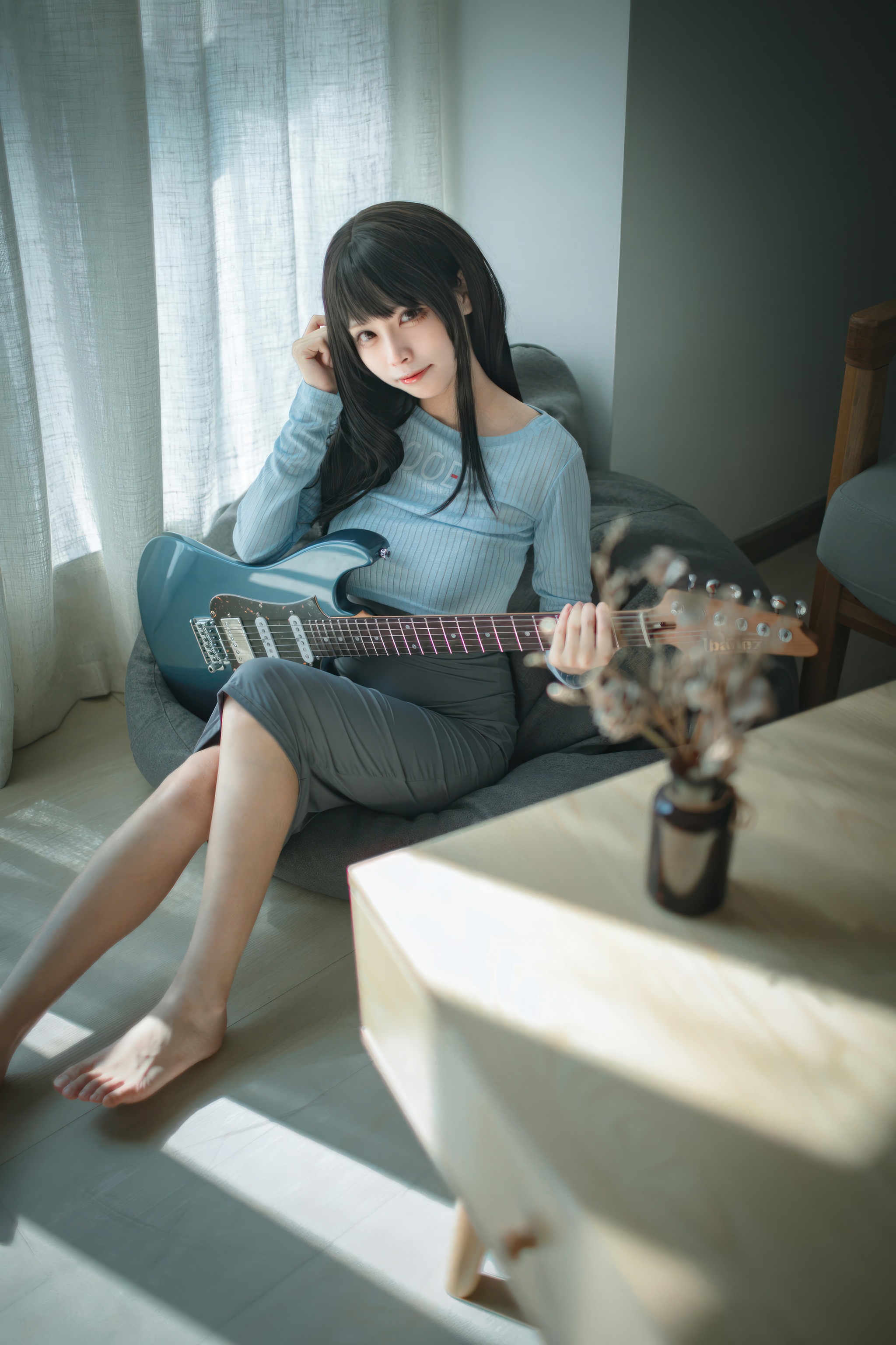 图片[1]-三無人型 – NO.013 吉他妹妹[24P]-XikXak